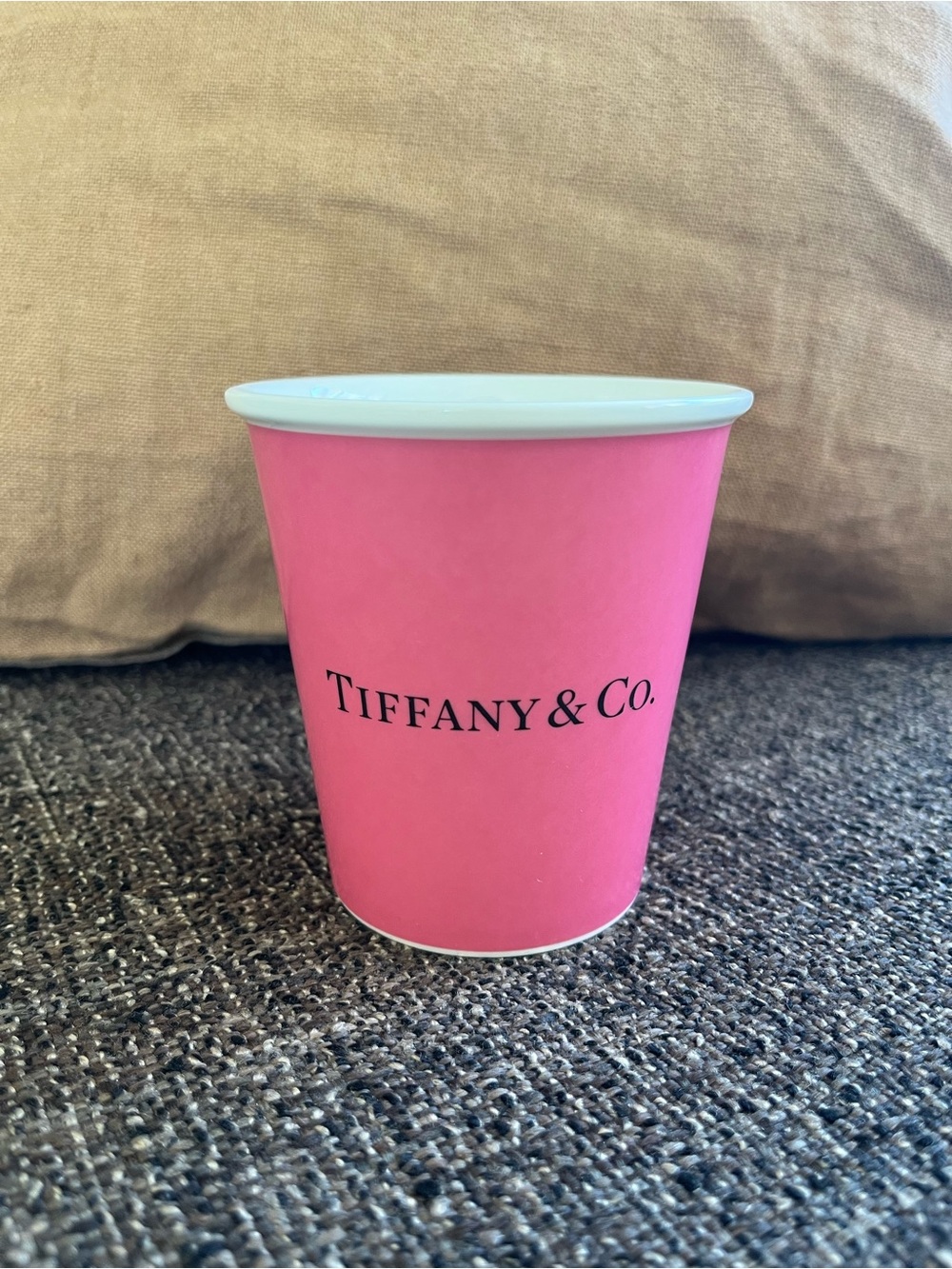 Tiffany & Co. Pink Bone China “Paper Cup”